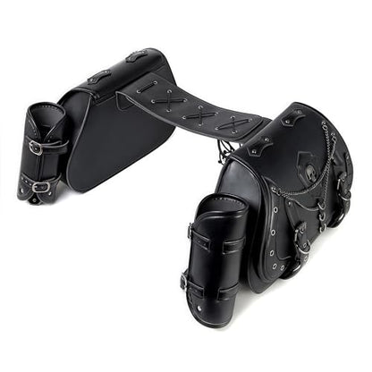 Motorcycle Saddlebags (Black-1)