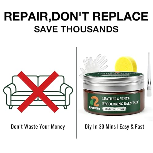 Medium Brown Leather Repair Kit (Medium Brown)