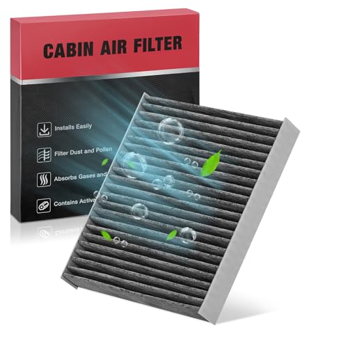 Cabin Air Filter CF10776 Compatible with Kia Soul 2010 2011 2012 2013 (6.5" x 7.4" x 1.1" / CF10776)