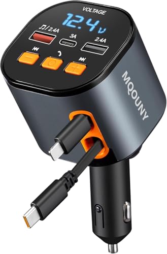 Retractable Car Charger (Black)