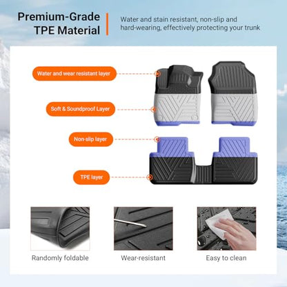 Floor Mats Cargo Mat Compatible with 2023