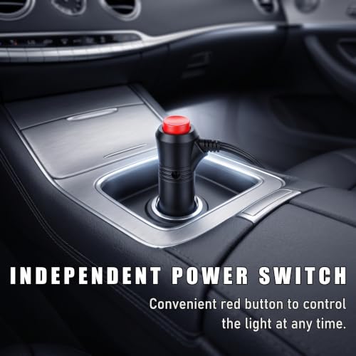 24‑LED USB Car Interior Ambient Light Strips (1 PC / White)