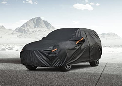 7 Layers Waterproof SUV Car Cover for Kia Telluride 2017 (PE-Black / Custom Fit Kia Telluride)