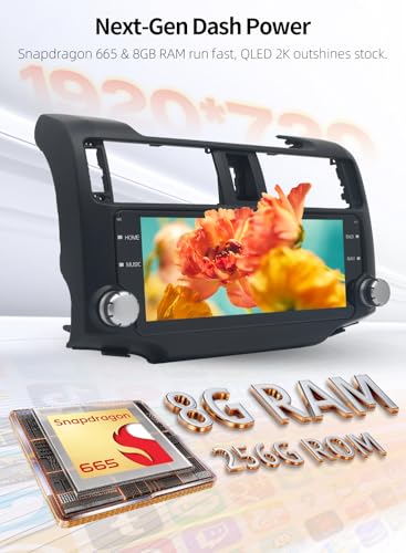 Android 13 Car Stereo for Toyota 4Runner 2010 (Black)