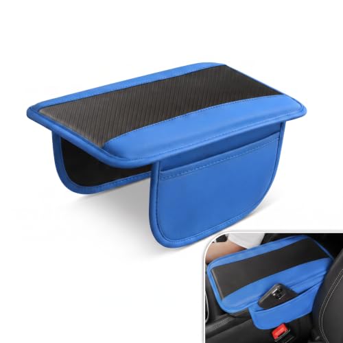 Car Center Console Organizer Cover (Blue)