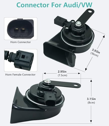 126dB Horn Kit Compatible with VW Jetta (Audi/VW)