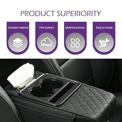 Car Center Console Cover Organizer