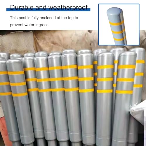 Metal Safety Bollard (Gray (2pcs))