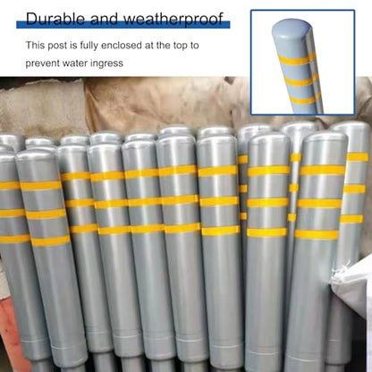 Metal Safety Bollard (Gray (2pcs))