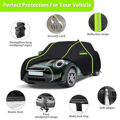 Full Car Cover for 2014‑2026 Mini Cooper (for Mini Cooper 4-Door Car Cover)