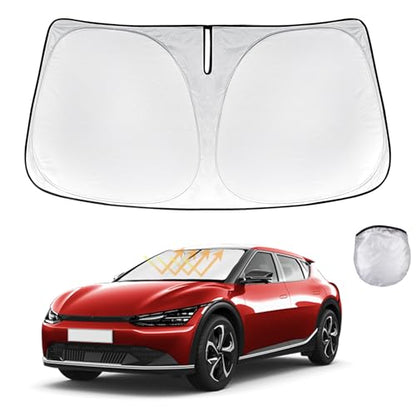 Custom Fit Windshield Sun Shade for Kia EV6 2022 (for 2022-2025 Kia EV6)