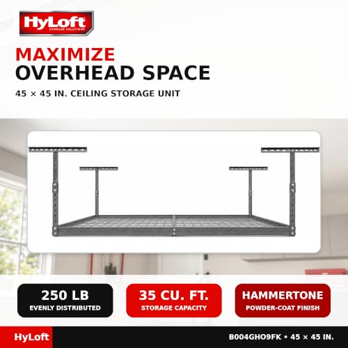 Overhead Steel Garage Storage System (Hammertone / Storage)