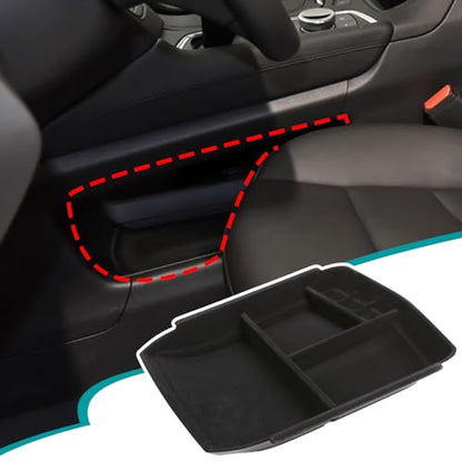 Car Lower Console Organizer Tray Compatible with Cadillac XT6 XT5 2016