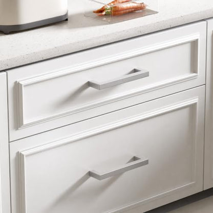 10 Pack 6-1/4 Inch Brushed Nickel Cabinet Pulls Drawer Handles (Brushed Nickel / 6-1/4 Inch Hole Centers)