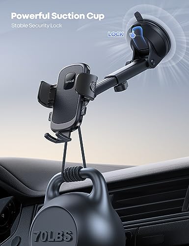 Car Phone Holder Military (NEW Upgraded - Dark Grey)
