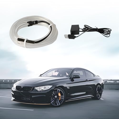 EL Wire Car LED Strip Lights (Ice Blue / 16.5FT)