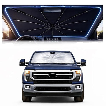 Car Windshield Sun Shade Umbrella for Ford F (For Ford F-250 2021-2026)