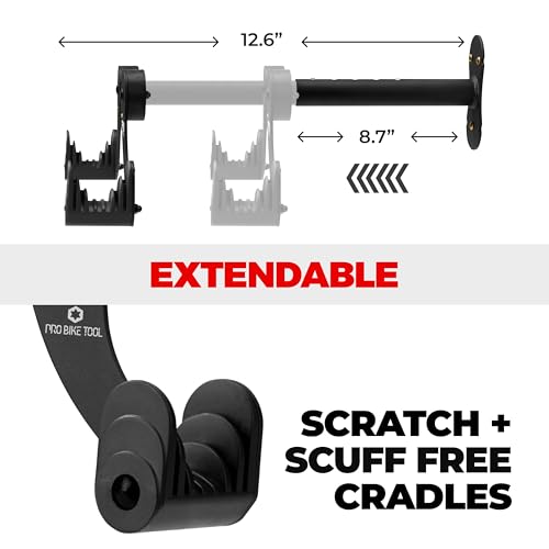 Bike Rack for Garage Wall Mount (Black / Pack of 1)