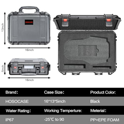 Case for NOCO Boost X GBX155 GB150 Waterproof Hard Protective Box for 4250A (black)