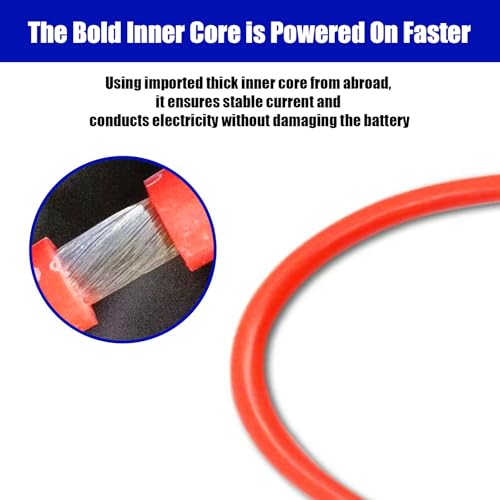 Car Jump Starter Clamps (Black/Red)