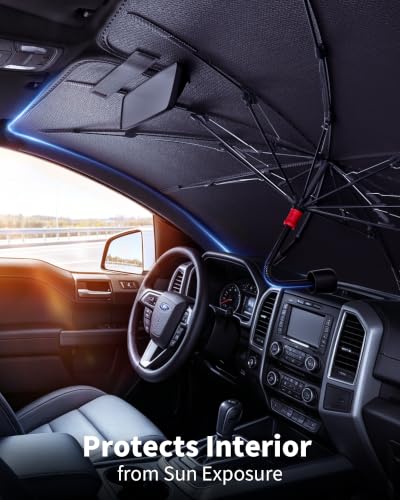 Windshield Sun Shade Umbrella (Large(61"L x 35"W))