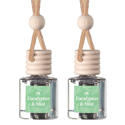 CANDECraftCo 2 Pack Hanging Car Air Freshener Diffuser for Essential Oils