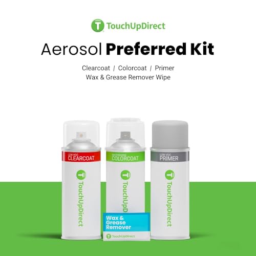 1E7 Silver Silver Streak Metallic Compatible with Toyota Exact Match Touch Up Paint Aerosol (Aerosol Spray - Preferred Kit / Silver Streak Metallic)