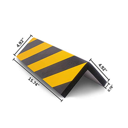 Garage Wall Protector Foam Wall Bumper Corner Guard for Parking Lot 4 Pack (Yellow / 4 pack)