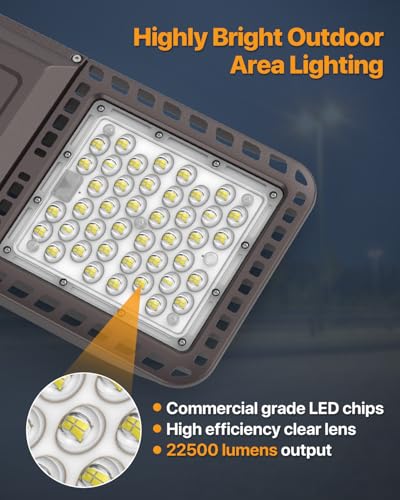 LED Parking Lot Lights 150W (Slip Fit 150W 3P)