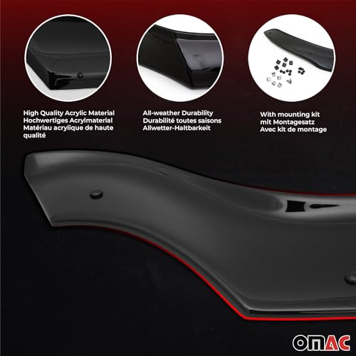 Front Bug Shield Hood Deflector for Nissan Navara D23 2014