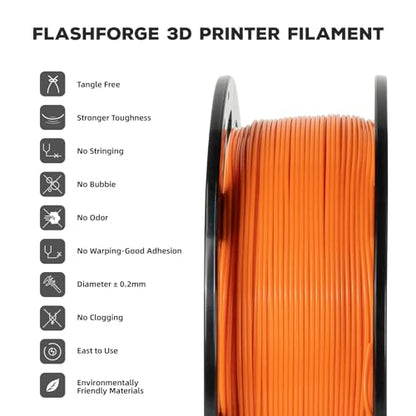PLA Filament 1.75mm (Orange)
