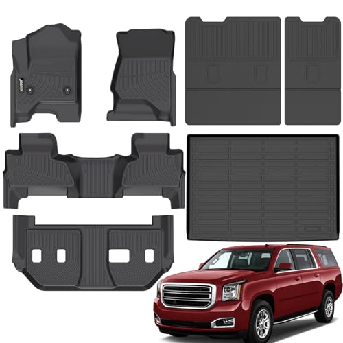 Floor Mats for Chevy Suburban GMC Yukon XL 2015 (2 For Suburban/Yukon xl 2015-2020)