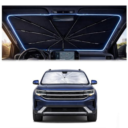 Car Windshield Sun Shade Umbrella for Volkswagen Atlas 2018 (For Volkswagen Atlas 2017-2026)