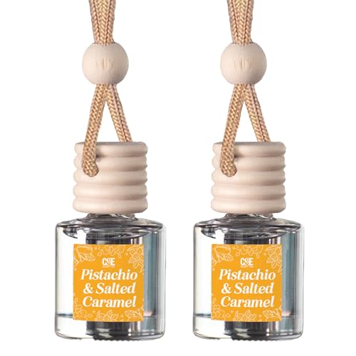 CANDECraftCo 2 Pack Hanging Car Air Freshener Diffuser for Essential Oils