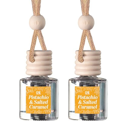 CANDECraftCo 2 Pack Hanging Car Air Freshener Diffuser for Essential Oils