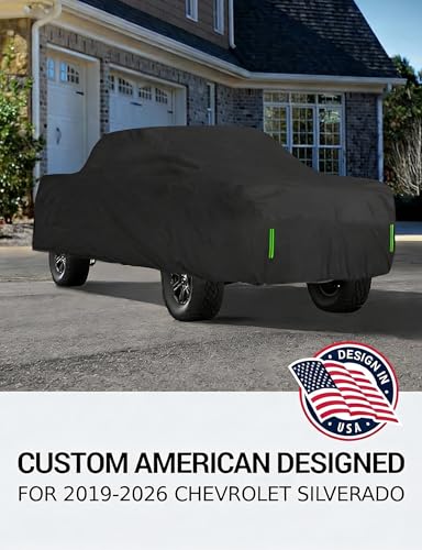 for 2019 2026 Chevrolet Silverado 1500 Car Cover Waterproof Outdoor (Chevrolet Silverado 1500)