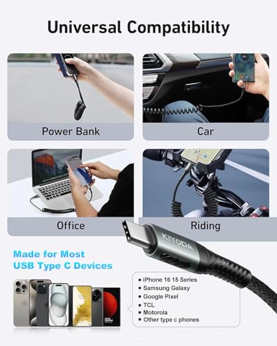 USB A to USB C Cable 3FT (3FT&6FT / USB A to USB C / Black)