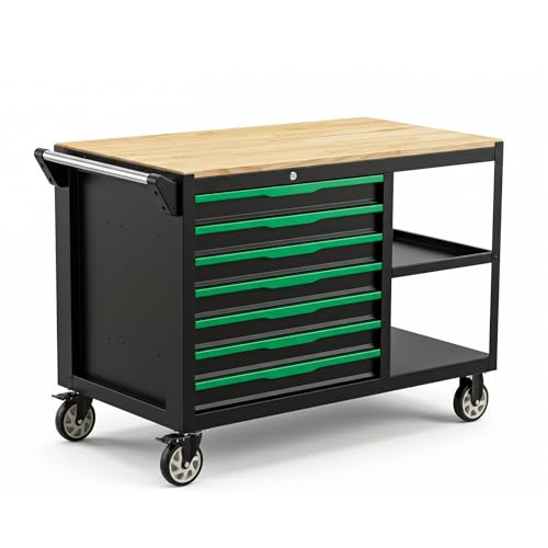 7 Drawers Professional Tool Cart Cabinet (7 Drawers)