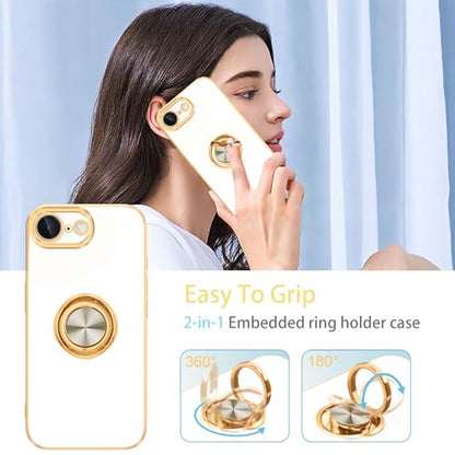 for iPhone 17e (For iPhone 16e/ 17e (6.1 inch) / B-White)
