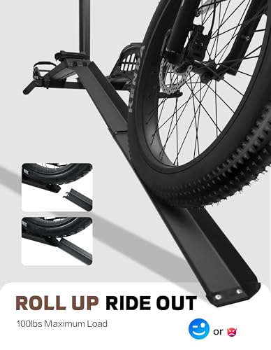 2 Ebike Rack Hitch Mount Bike Rack for Car with Ramp (200LBS EZ-FOLD 2-BIKE RACK)