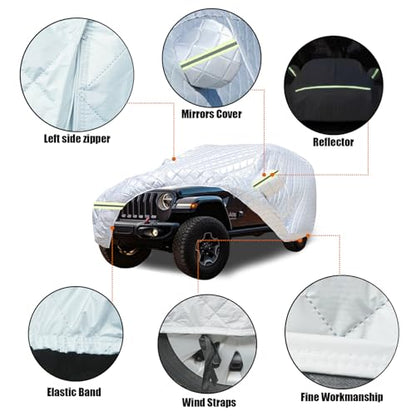 Hail Protector Car Cover (Silver / SUV-Length (201"-206"))