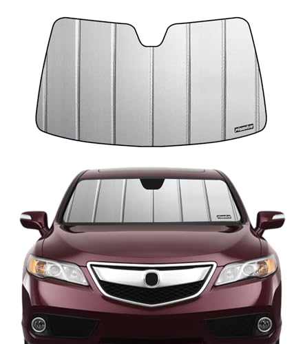 Windshield Sunshade for Acura RDX 2013 (Matte Silver)