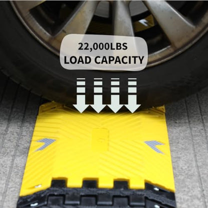 Portable 10ft Speed Bump Reflective Heavy Non (118"×10"×1")