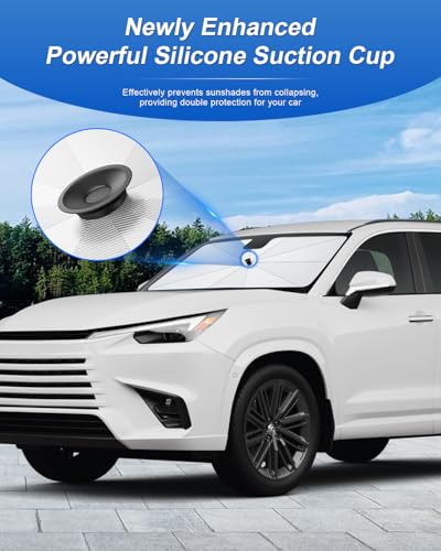for 2026 Lexus TX 350 Car Windshield Sun Shade Umbrella (2025 2026 TX 350/500h/550h+)