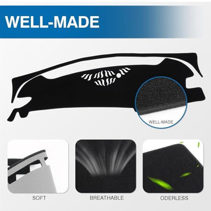 Black Dash Cover for Kia Sportage (Sportage 23-25(black))