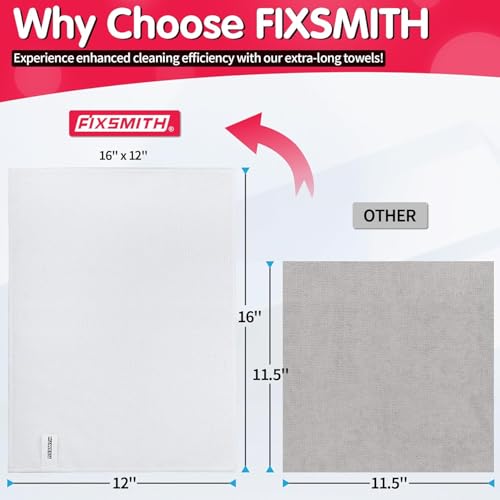 White Microfiber Cleaning Cloth (24pk / White)