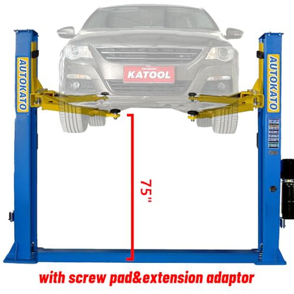 11000lbs 4.0HP 2 Post Lift Car Lift for Home (11000lbs lift)