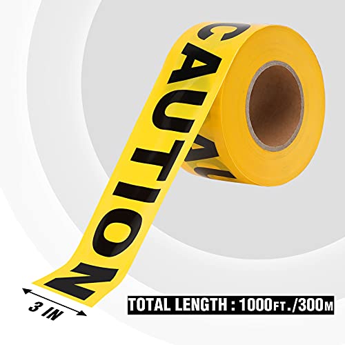 2 Pack Yellow Caution Tape Roll