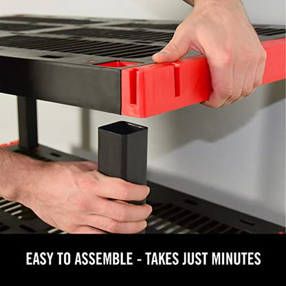Craftsman 4 Tier Heavy Duty Plastic Storage Shelves (4-Tier)