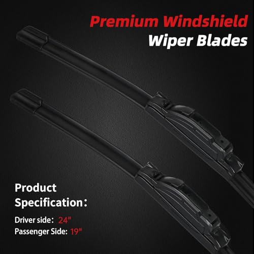 Premium Windshield Wiper Blades (24"+19")